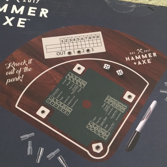 Hammer + Axe Games Vintage Baseball Board Game Poshmark